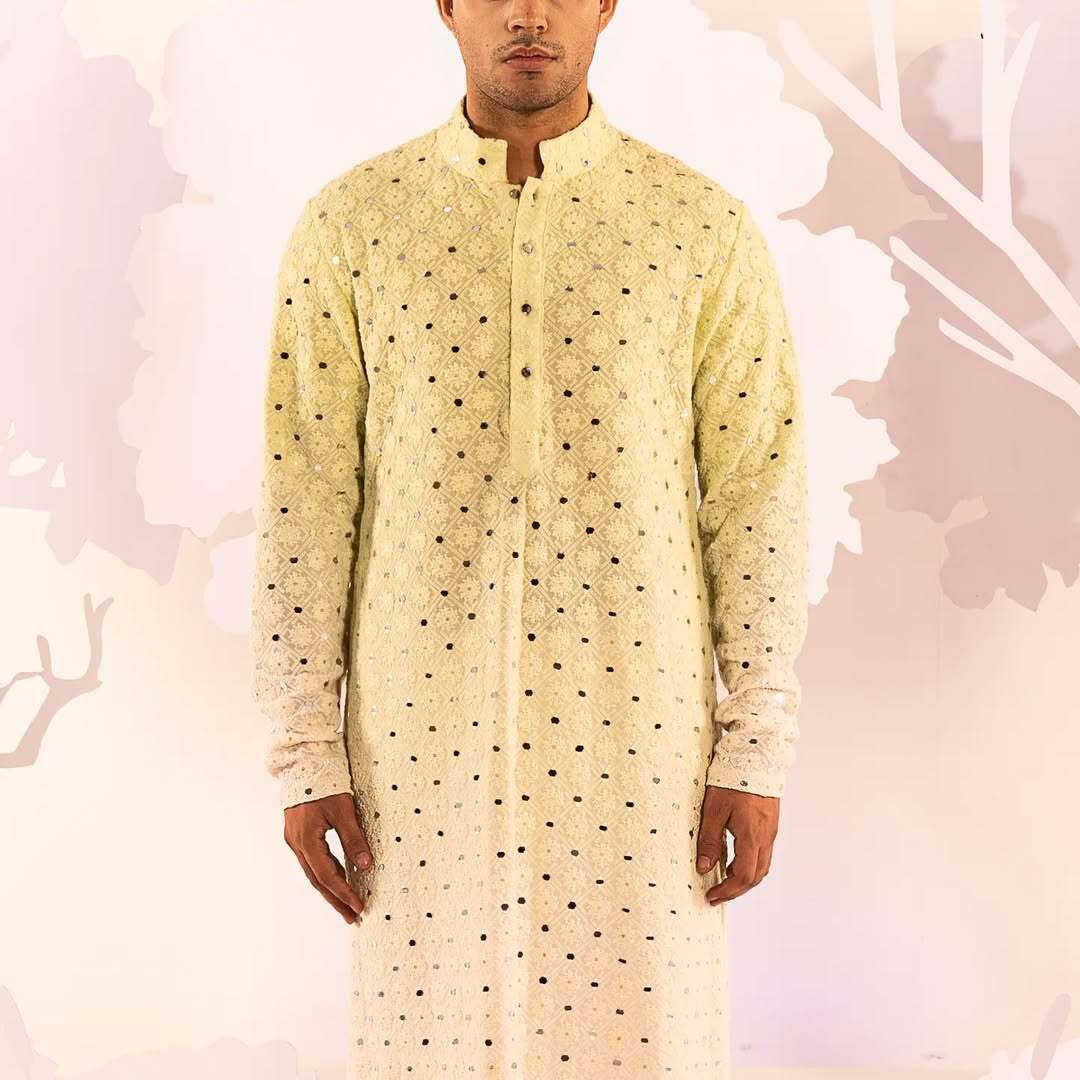 Mirror work classic kurta