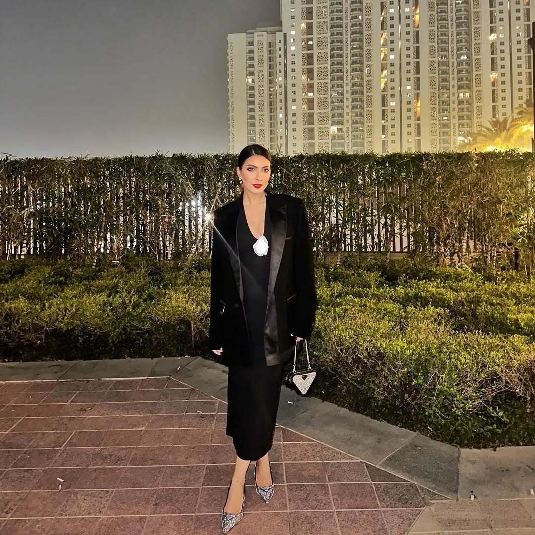 Halter Neck Black Gown