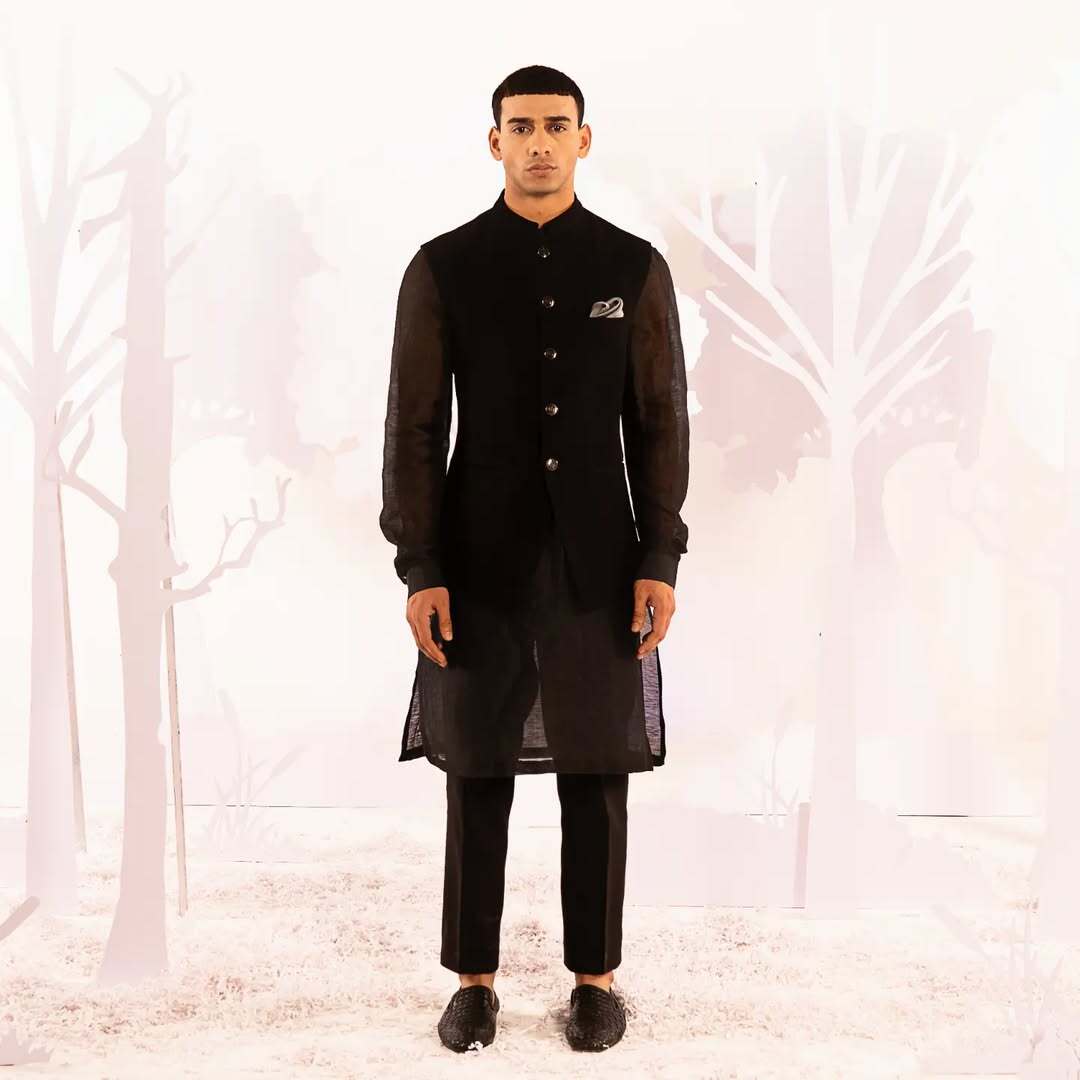 Bandhgala kurta with Trousers
